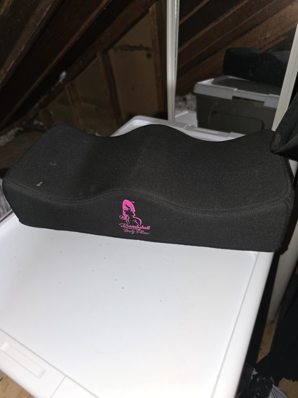 Black BBL Pillow